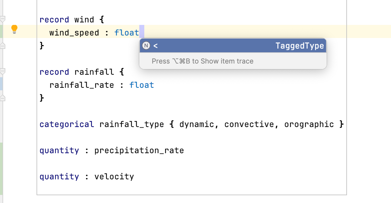 Attribute with Primitive